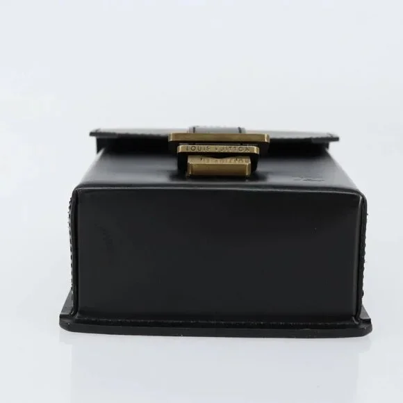 LOUIS VUITTON Pister Shoulder Bag Leather Black M92222 LV Auth bs31308 - Picture 7 of 14